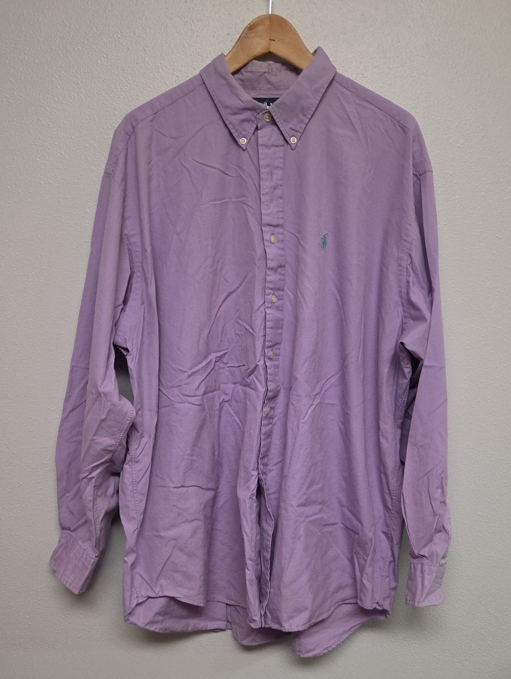 Ralph Lauren Lavender Button-Down Dress Shirt